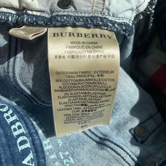 BURBERRY BRIT JEANS Size 27, straight leg Ladbroke style - Picture 4 of 7